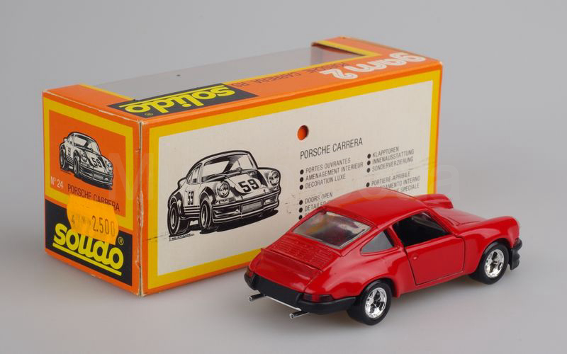 SOLIDO (24-3) Porsche 911 Carrera RS 1972 stradale rosso-nero