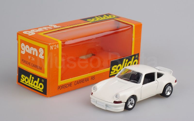 SOLIDO (24-B.A.M.) Porsche 911 Carrera RS 1972 stradale bianco