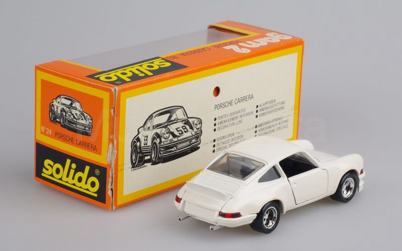 SOLIDO (24-B.A.M.) Porsche 911 Carrera RS 1972 stradale bianco