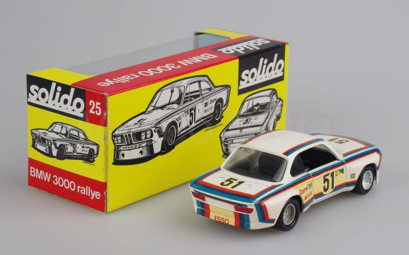 SOLIDO (25) BMW 3.0 CLS Le Mans 1973 bianco