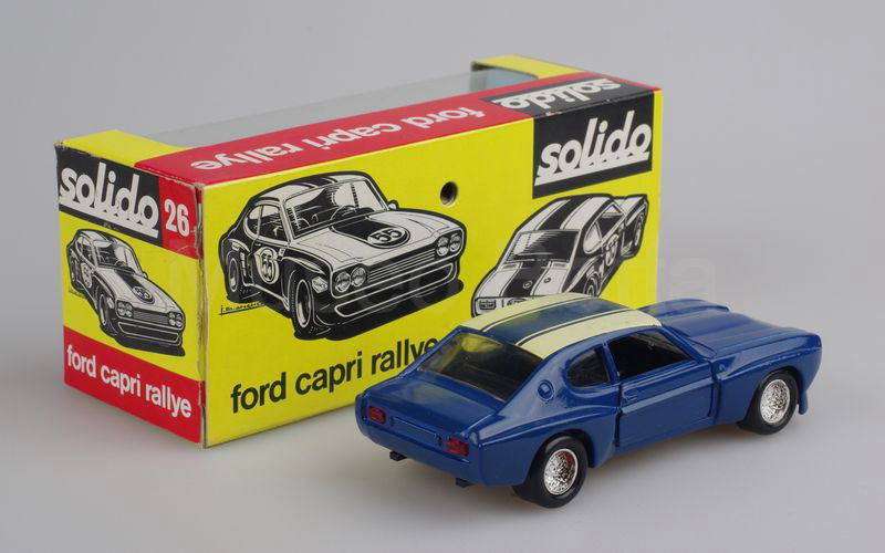 SOLIDO (26-1) Ford Capri 2600 RV Le Mans 1973 blu