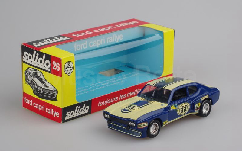 SOLIDO (26-2) Ford Capri 2600 RV Le Mans 1973 blu violetto metallizzato