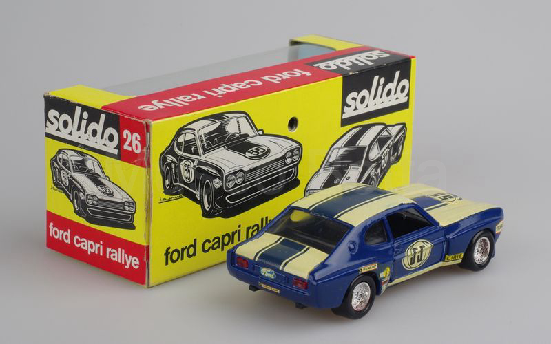 SOLIDO (26-2) Ford Capri 2600 RV Le Mans 1973 blu violetto metallizzato