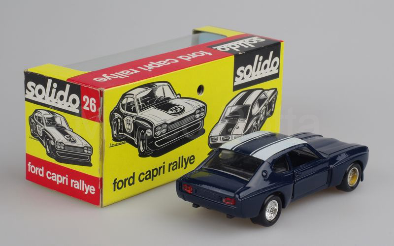 SOLIDO (26-3) Ford Capri 2600 RV Le Mans 1973 blu scuro