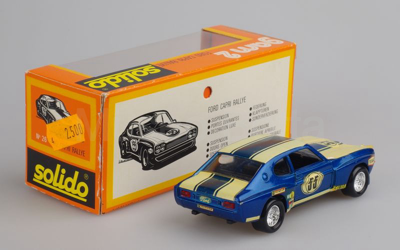 SOLIDO (26-5) Ford Capri 2600 RV Le Mans 1973 blu metallizzato