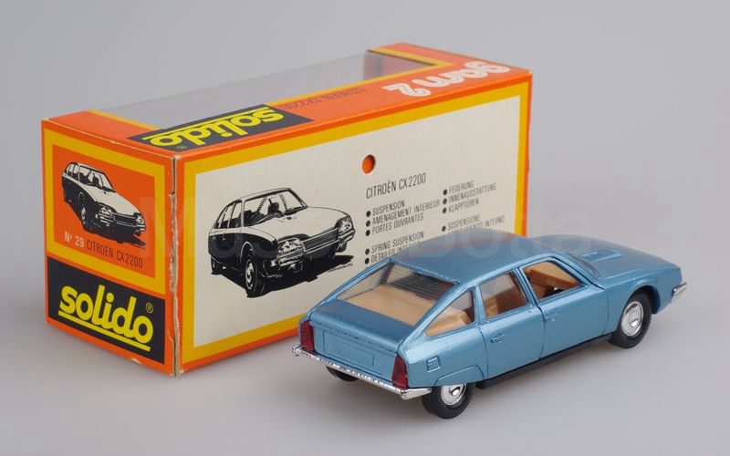 SOLIDO (29-2) Citroen CX 2400 1976/1978 azzurro metallizzato