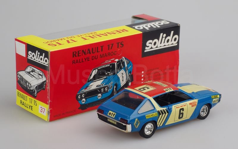 SOLIDO (37) Renault 17 TS Rallye (Rally del Marocco) rosso-azzurro