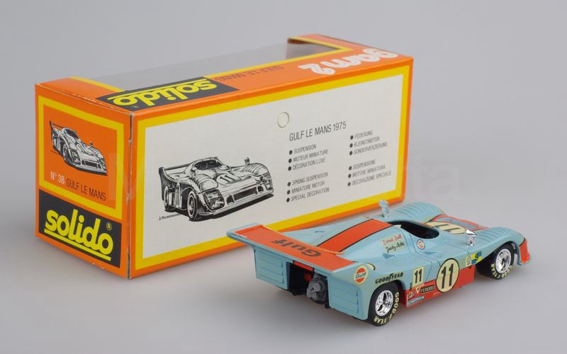 SOLIDO (38) Gulf Mirage Ford gr. 8 Le Mans 1975 azzurro-arancio