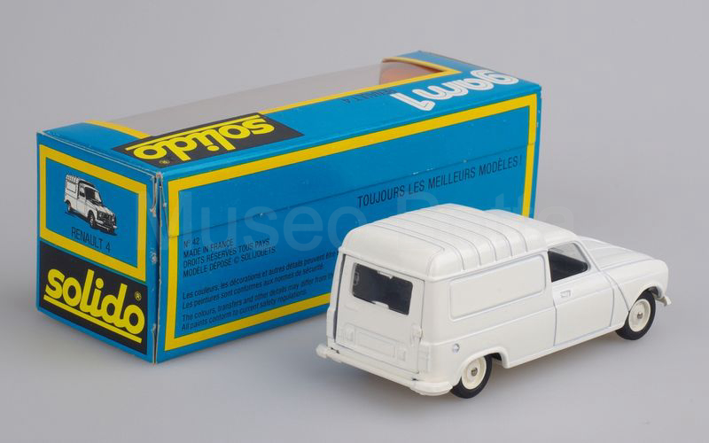 SOLIDO (42-Ea) Renault 4 furgoncino 1976 bianco