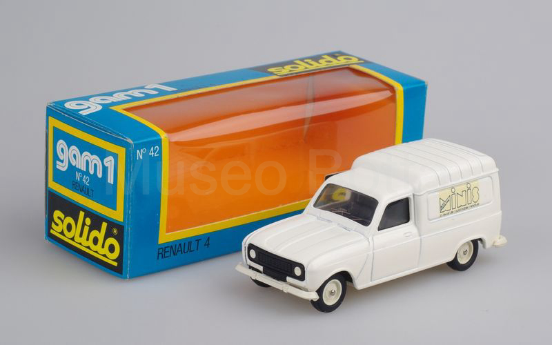 SOLIDO (42-Ed) Renault 4 furgoncino 1976 "MINIS" bianco