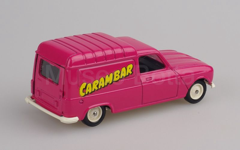 SOLIDO (42-G) Renault 4 furgoncino 1976 "CARAMBAR" rosa lilla