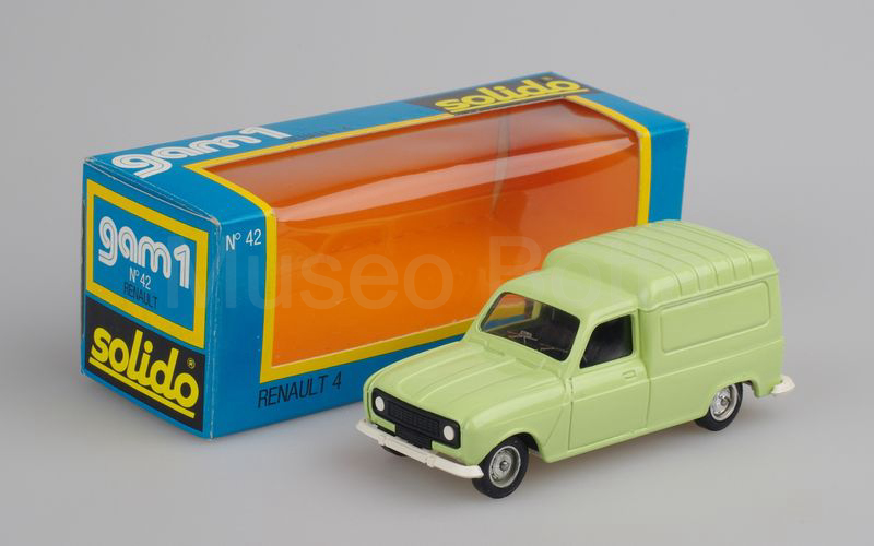 SOLIDO (42-Hb) Renault 4 furgoncino 1976 verde chiaro