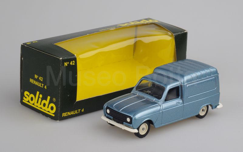 SOLIDO (42-Hc) Renault 4 furgoncino 1976 azzurro metallizzato