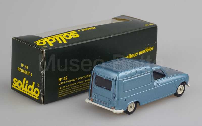 SOLIDO (42-Hc) Renault 4 furgoncino 1976 azzurro metallizzato