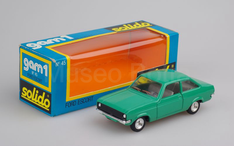 SOLIDO (45-1) Ford Escort Mk2 L 1975 verde cerchi cromati