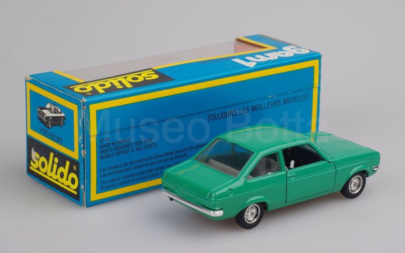 SOLIDO (45-1) Ford Escort Mk2 L 1975 verde cerchi cromati