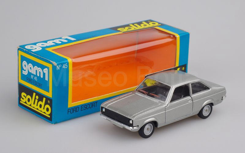 SOLIDO (45-2) Ford Escort Mk2 L 1975 argento cerchi alluminio