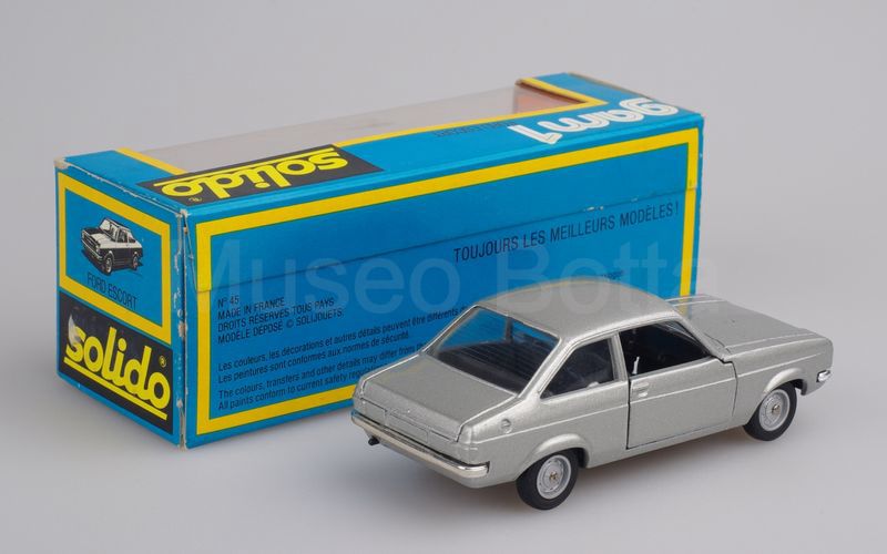 SOLIDO (45-2) Ford Escort Mk2 L 1975 argento cerchi alluminio