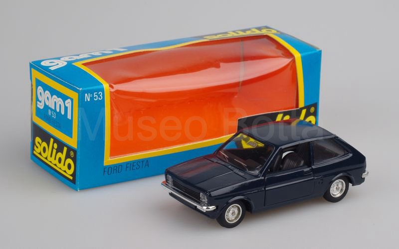 SOLIDO (53) Ford Fiesta Mk1 1976 blu scuro