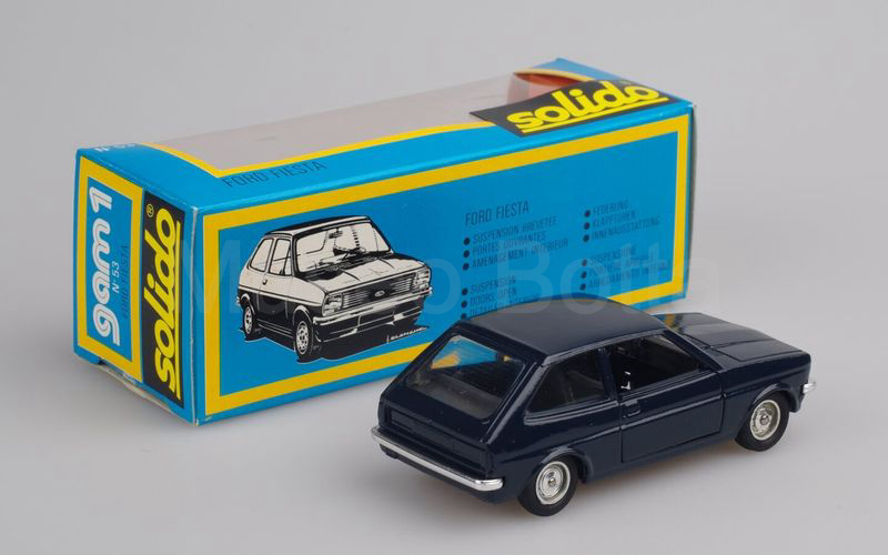 SOLIDO (53) Ford Fiesta Mk1 1976 blu scuro