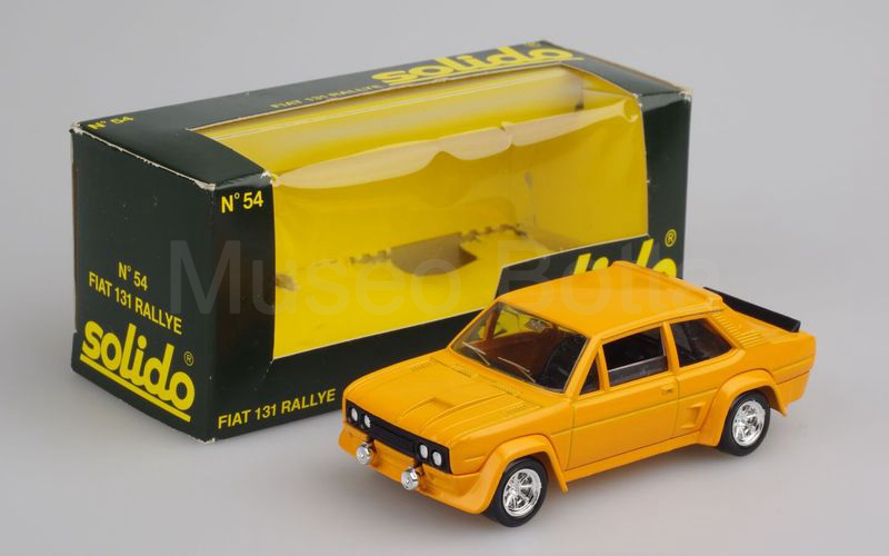 SOLIDO (54-B.A.M. 3) Fiat Abarth 131 Rally 1976 giallo arancio