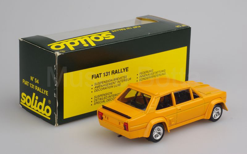 SOLIDO (54-B.A.M. 3) Fiat Abarth 131 Rally 1976 giallo arancio