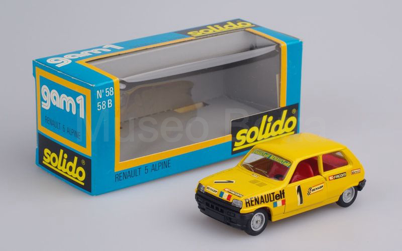 SOLIDO (58-2) Renault 5 "Coupe Gordini" giallo-nero