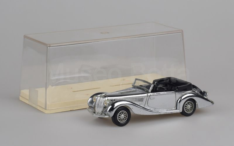 SOLIDO (78-B MINIS) Delahaye 135 M Figoni & Falashi cabriolet 1939 capote aperta cromato