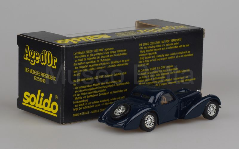 SOLIDO (88-A) Bugatti 57 S Atalante 1939 blu scuro