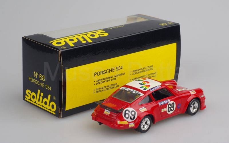 SOLIDO (68-A1) Porsche 934 turbo "vsd" Le Mans 1978 rosso