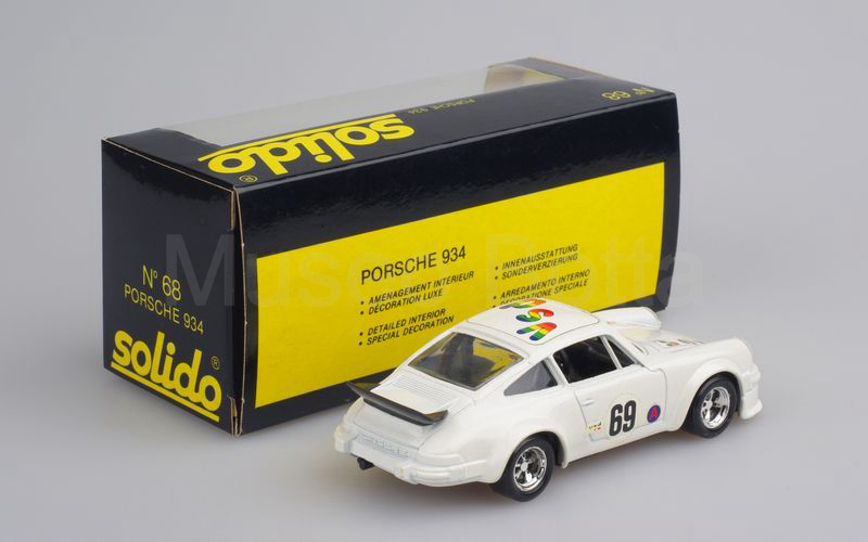 SOLIDO (68-B1) Porsche 934 turbo "vsd" Le Mans 1978 bianco