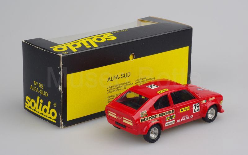 SOLIDO (69-1) Alfa Romeo Alfasud TI trofeo 1977 rosso