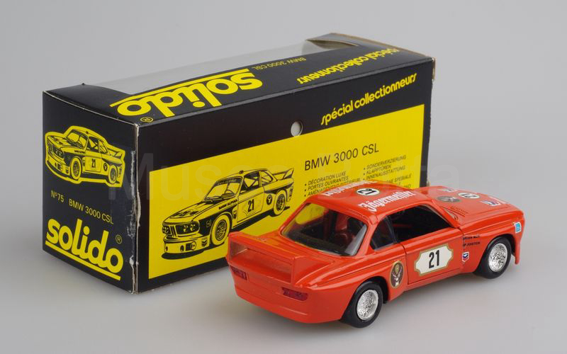 SOLIDO (75) BMW 3000 CSL "ALPINA - JÄGERMEISTER" arancio