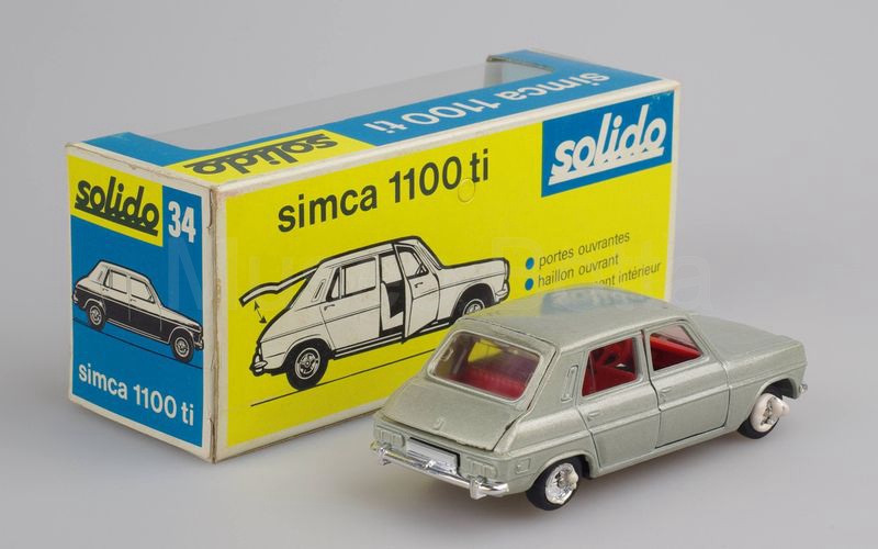 SOLIDO (34) Simca 1100 TI 1973 grigio metallizzato