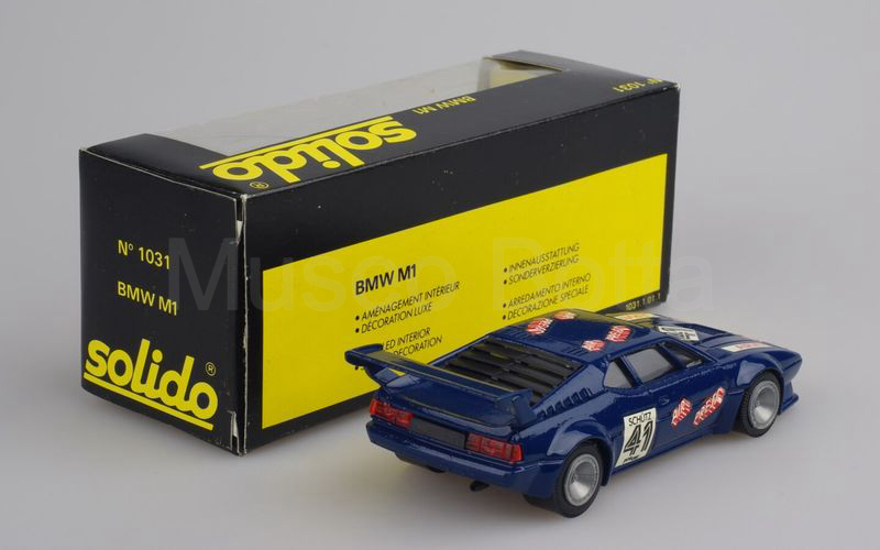 SOLIDO (1031-1) BMW M1 Procar Dijon 1979 blu scuro