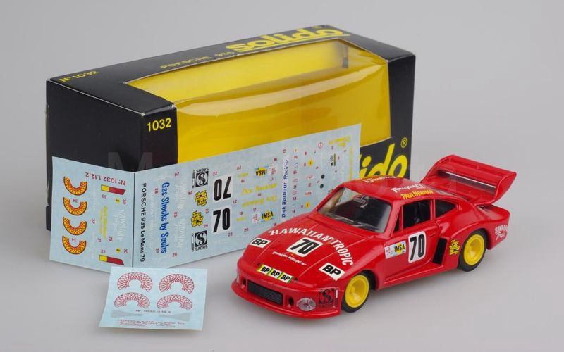 SOLIDO (1032) Porsche 935 "HAWAIIAN TROPIC" Le Mans 1979 rosso