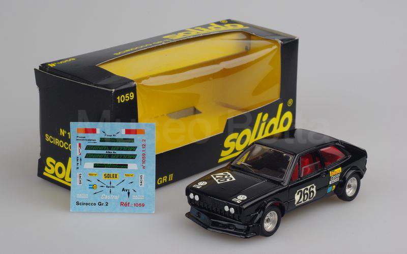 SOLIDO (1059) Volkswagen Scirocco gruppo 2 nero