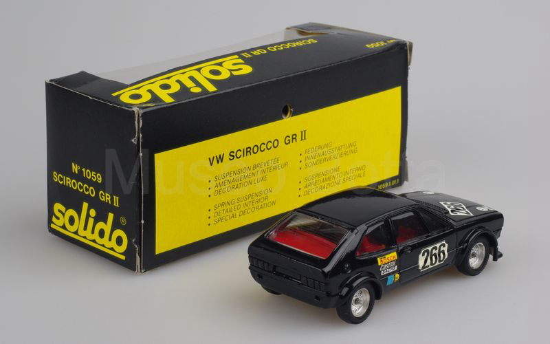 SOLIDO (1059) Volkswagen Scirocco gruppo 2 nero