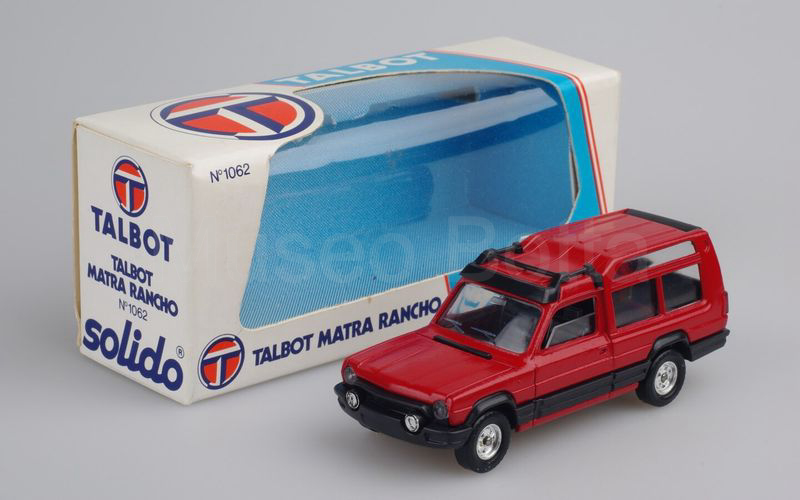 SOLIDO (1062-1) Matra Talbot Rancho 1977-1984 rosso