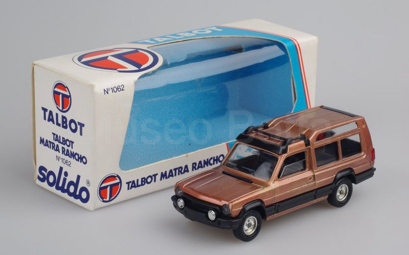 SOLIDO (1062-3) Matra Talbot Rancho 1977-1984 oro rosa