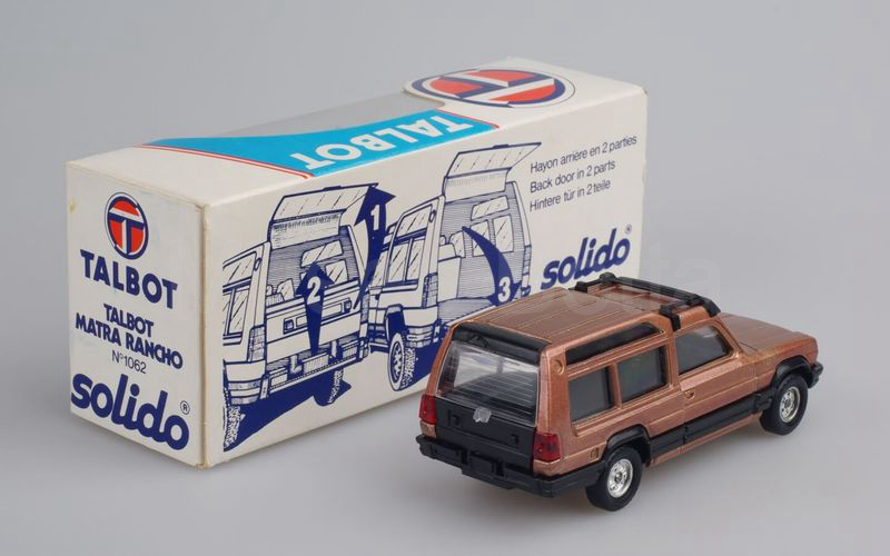 SOLIDO (1062-3) Matra Talbot Rancho 1977-1984 oro rosa