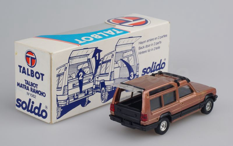 SOLIDO (1062-3) Matra Talbot Rancho 1977-1984 oro rosa