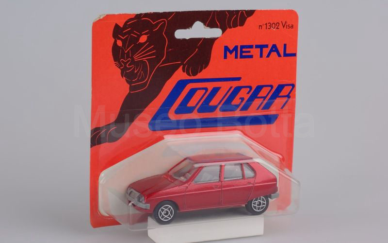 SOLIDO-COUGAR (1302-1) Citroën Visa 1978 rosso metallizzato