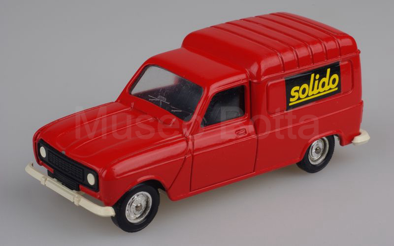 SOLIDO-BUBY (42-A) Renault 4 furgoncino 1976 "SOLIDO" rosso