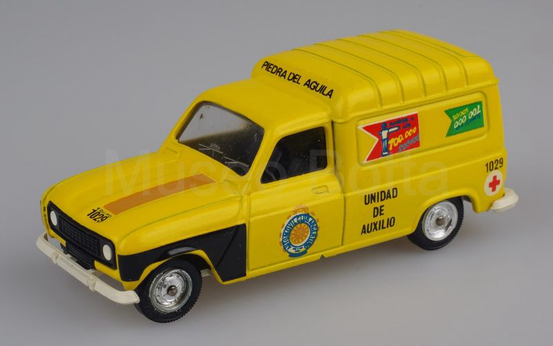 SOLIDO-BUBY (42-B) Renault 4 furgoncino 1976 "UNIDAD DE AUXILIO" giallo