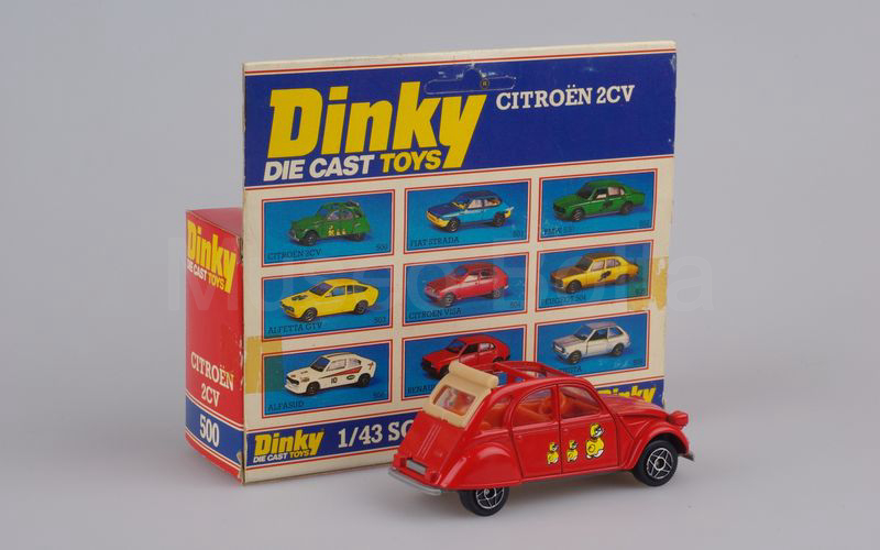 SOLIDO-DINKY TOYS (1401-500) Citroën 2 CV 6 1975 tetto aperto arancio