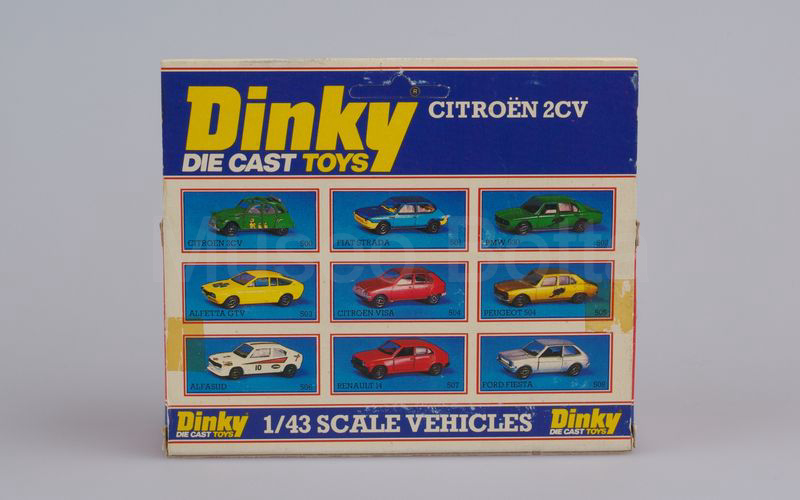 SOLIDO-DINKY TOYS (1401-500) Citroën 2 CV 6 1975 tetto aperto arancio