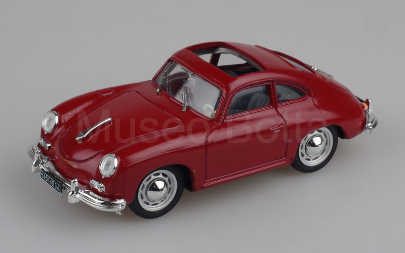 BRUMM (R121) Porsche 356 (T0) "Stuttgart" coupé tetto aperto 1954 bordeaux