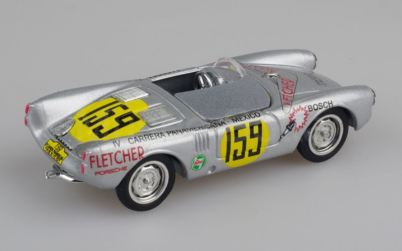 BRUMM (R235A) Porsche 550 spyder Carrera Panamericana 1953 n° 159 argento