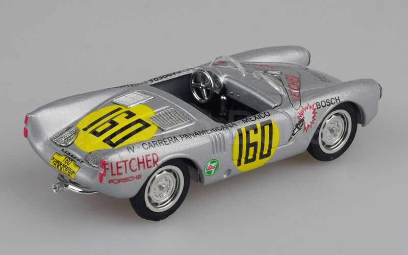 BRUMM (R235B) Porsche 550 spyder Carrera Panamericana 1953 n° 160 argento